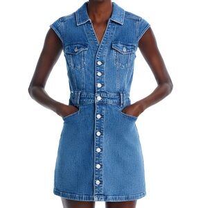 Paige Jaxsyn Denim Dress Jolene Pkt In Kamilla Wash